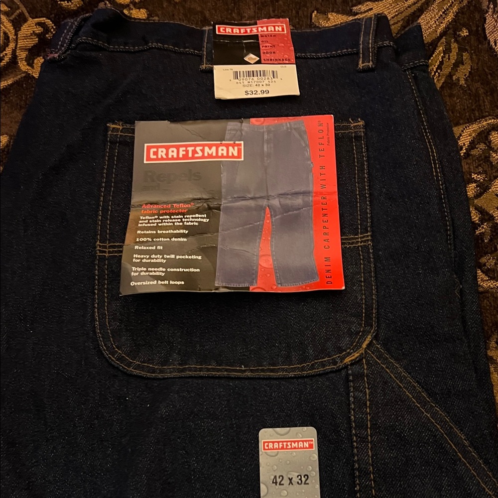 Craftsman Deep Indigo Relaxed Men's Jeans